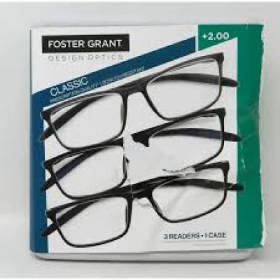 Foster Grant Design Optics Classic 3Readers 1case +2.00 ZO0001