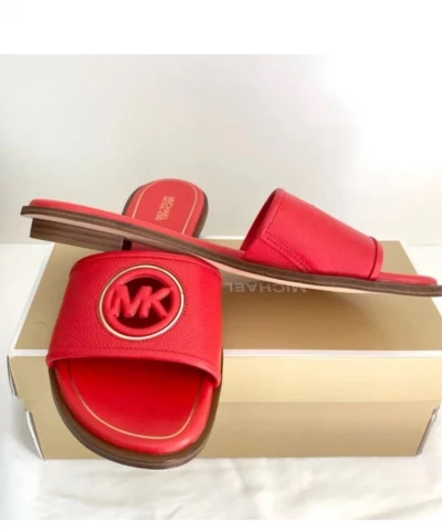 Michael Kors Leather Upper Slippers for Women