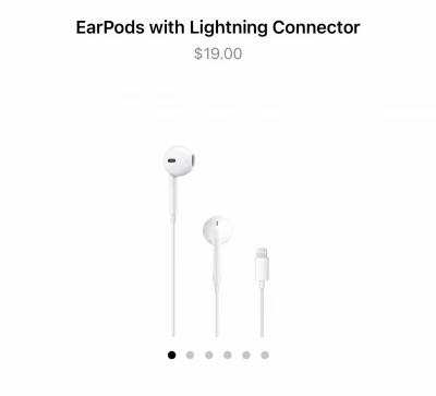 Apple Earpods Lightning connector