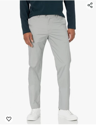 Calvin Klein Men's Refined Stretch Chino Slim Fit Pant Size W33×L32