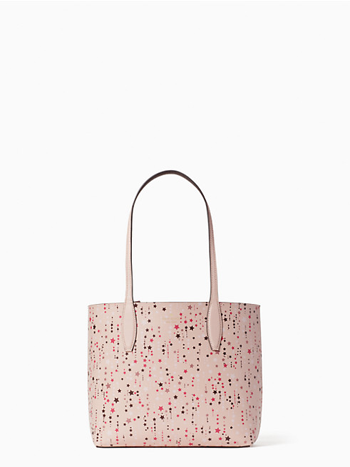 Kate Spade Twinkle Reversible Leather Tote Pale Pink Pounch