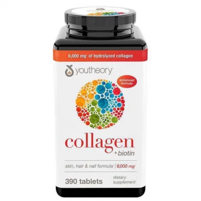 Youtheory Collagen + Biotin 390 tablets (C)