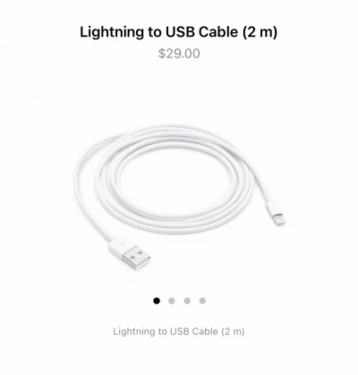 Apple USB-C to Lightning Cable(2m)
