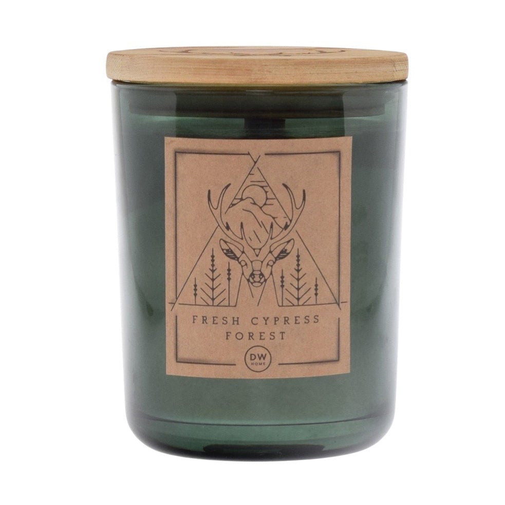 Fresh Cypress Forest Wooden Wick Candle 425g